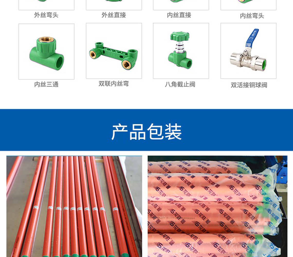 龍勝安居系列PPR水管