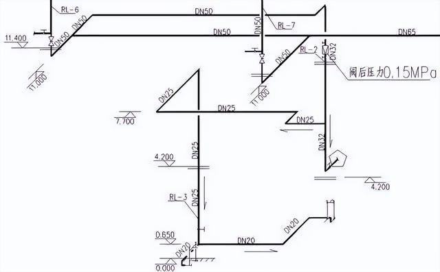 三層熱水回水系統圖實例施工，連十層圖紙都有！快快學習一波！